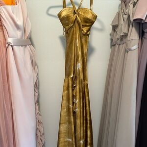Like New Jovani Gown Gold Dress